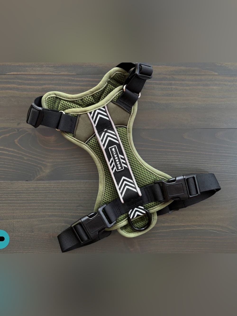 NWT Brand New Wilderdog Dog Harness Olive green, Size large